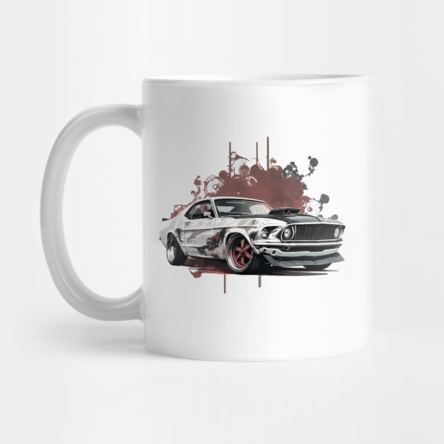 Ford Mustang Boss 429 T-Shirt by mrsticky